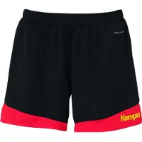 Kempa Emotion 2.0 Short Dames - Sportbroeken - zwart/rood - Vrouwen