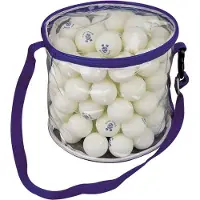 Sporti France Table Tennis Balls Bag 100 Units Transparant 100 Balls