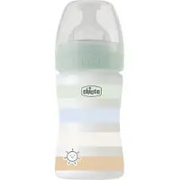 Chicco zuigfles Siliconen Well Being 150ml groen