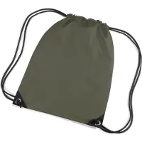Bagbase Premium Gymsac Sporttas - 11 Liter Olive Green