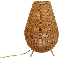 Newgarden Dimbaar rotan vloerlamp IP65 met afstandsbediening - Saona