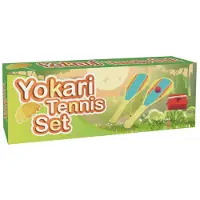 Koopman Tennis set speelgoed Yokari multicolor voor kinderen tennisplezier.