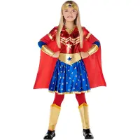 Boland - Kostuum Superheldin Star (10-12 jr) - Kinderen - Superheld - Superwoman