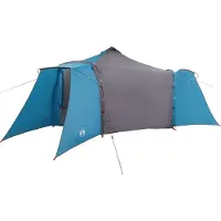 vidaXL Tipi Tent 8-persoons Blauw taft