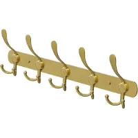 Dnntunk Kapstok - Wandmontage - Goud - 16 inch Robuust roestvrij staal met geborstelde afwerking, wandhaakrek