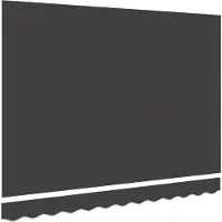 vidaXL Vervangingsdoek voor zonnescherm Antracietkleurig 280 x 195 cm