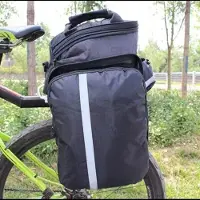 SmartAI Fietstas, 21liter, fietstas voor bagagedrager, waterdichte schoudertas, 2-in-1 fietstas, bagagedragertas met schouderriem, geschikt voor outdoor, voor e-bike- en MTB-racefiets,