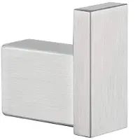 XIVADA Handdoekhaak Noto - Met schroefset - Rvs - Zilver - 1 stuk