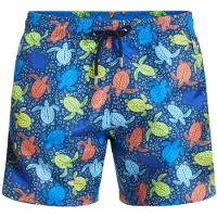 Blackspade Zwemshorts ' Summer Prints ' blauw / gemengde kleuren
