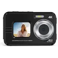 INF Onderwatercamera waterdicht 48MP/4K/16x zoom/dubbel scherm/autofocus