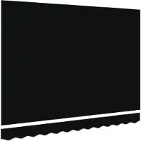 vidaXL Vervangingsdoek zonnescherm voor 3x2,5 m Zwart Polyester