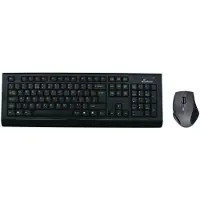 MediaRange Wireless keyboard and mouse combo set, QWERTY (UK), black/grey