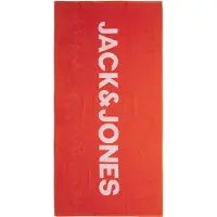 Jack & Jones heren strandlaken big logo rood