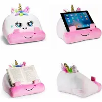 Thinking Gifts Boekmonster Eenhoorn - Kussen voor boeken en tablets