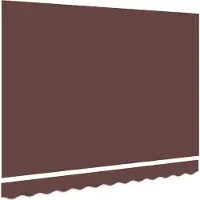 vidaXL Vervangingsdoek voor zonnescherm Bruin 235 x 195 cm Polyester