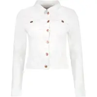 Cars Jeans Marilyn Garm.dyed White Maat: L | Spijkerjassen Outlet | Dames | Wit