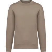 Native Spirit NS435 Ecologische uniseks sweater met ronde hals en verlaagde schouders in geborsteld fleece