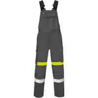 Havep 20333 Amerikaanse Overall Force+ Charcoal/Fluo Geel maat 52 heren