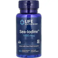 Life Extension - Jodium uit Zeewier, 1000 mcg - 60 capsules