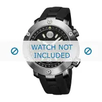 Buddha to buddha Horlogeband BTB.M.D.3H.03 Rubber Zwart 21mm