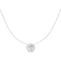 Yehwang Zilveren ketting met steentje