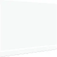 vidaXL Vervangingsdoek voor zonnescherm Wit 330 x 245 cm Polyester