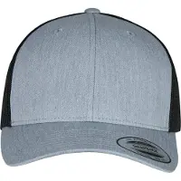 Flexfit Pet stone grey / zwart / wit