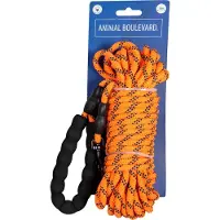 Animal Boulevard Ab32025 - Hals- En Leibanden - Hond - Ab Safety Speurlijn Met Eva-handvat Oranje-8mmx15m