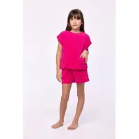 Woody Studio set meisjes - fuchsia - 251-12-YHA-T/336 - maat 176