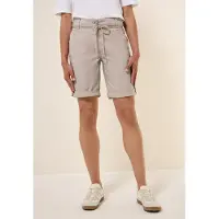 Cecil Dames Korte broek met trekkoord in Beige, Gr: 36