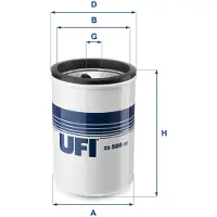 Ufi 23.588.00 Oliefilter