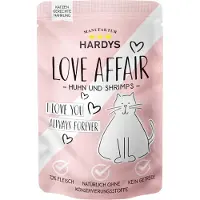 Hardys Love Affair kip met garnalen natvoer kat (zakjes) 12 x 100 g