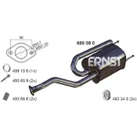 ERNST 680080 Einddemper