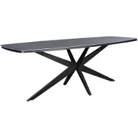 Yoi Tuintafel Calma High Dining Black Slate 270 x 110 cm
