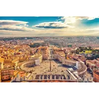 Wall Wonders Fotobehang Sint-Pietersplein In Het Vaticaan - Vliesbehang - 208 x 146 cm
