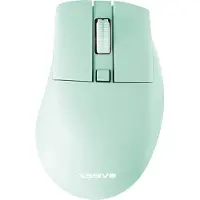 Xssive MS4 Stille Draadloze Muis voor Laptop, Tablet, Telefoon, PC - Bluetooth + Draadloos 2.4G Dongle - Ergonomisch - Groen