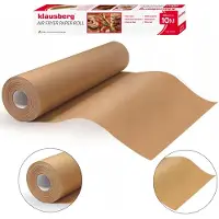 Klausberg Airfryer Bakpapier 10m – Pergamin 38cm Breed – KB-7902 – Hittebestendig tot 230°C