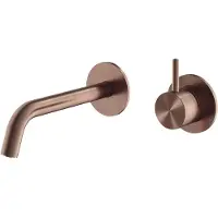 Hotbath ARCHIE Wastafelmengkraan - afvouwdeel - 20cm - Geborsteld koper PVD AR125EXTBCP