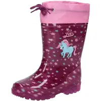 Lico Boots 'Power Blinky' lichtblauw / bessen / lichtroze