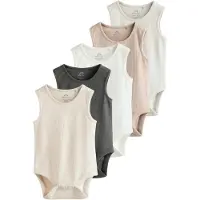 Next Rompertje/body nude / taupe / antraciet / poederroze
