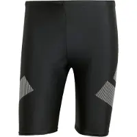 Adidas Sportzwembroek 'Big Bars' zwart / wit