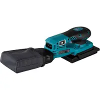 Makita Slijpmachine + polijstmachine, BO 005 CGM101 Accuschuurmachine 40 V max. 80 x 130 mm 3,0 mm slag Borstelloos + 1x oplaadbare accu (Vlakschuurmachine)