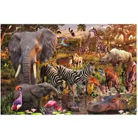Ravensburger puzzel Afrikaanse dierenwereld - Legpuzzel - 3000 stukjes