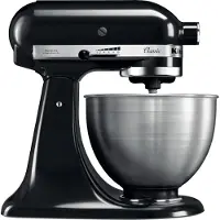 KitchenAid Classic 5K45SSEBM Matzwart