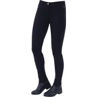 Dublin Dames rijbroek met knie rits Supa-fit zip up