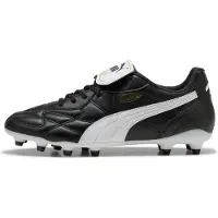 Puma Voetbalschoen 'King Top' goud / zwart / wit