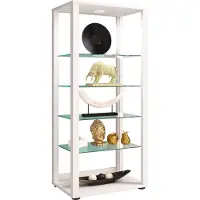 VCM Glasol4 vitrinekast wit.