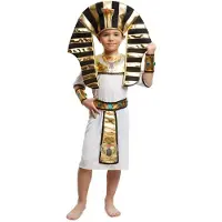 MOM Gold Egyptian Kids Costume Goud 10-12 Years Kinderen
