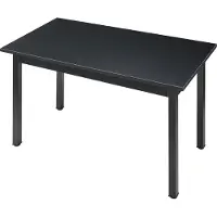 En.casa Eettafel 'Den Haag', 120x60 cm, zwart