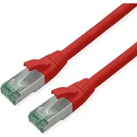Roline RM patchkabel Cat.6A S/FTP (PiMF), rood, 1 meter